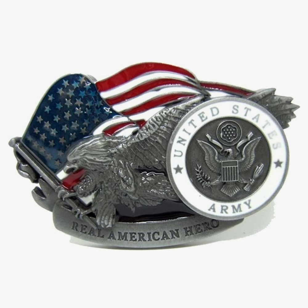 New US Army belt buckle approximately 3.75